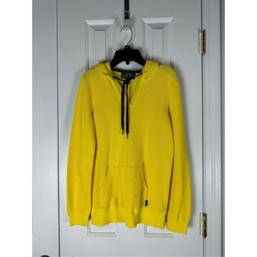 LRL Lauren Womens Active Yellow Pullover Size M